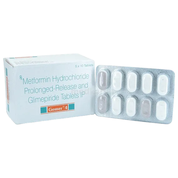 gemer 4mg tablet 10's